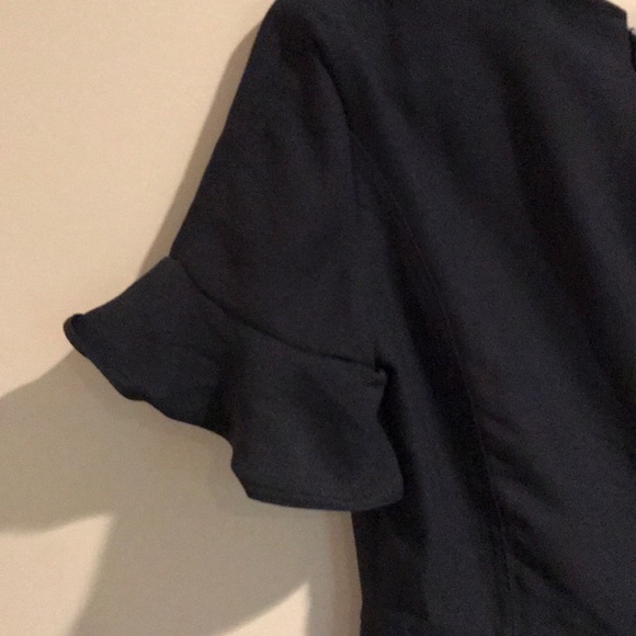 Banana Republic navy flutter sleeve dress - Picture 7 of 7